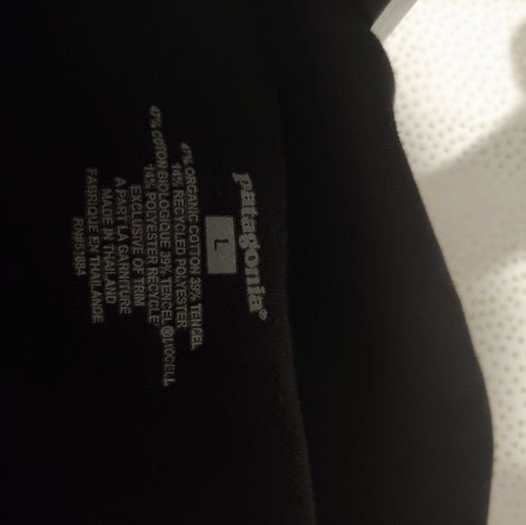 PATAGONIA Black Long Sleeve Polo - Picture 5 of 5